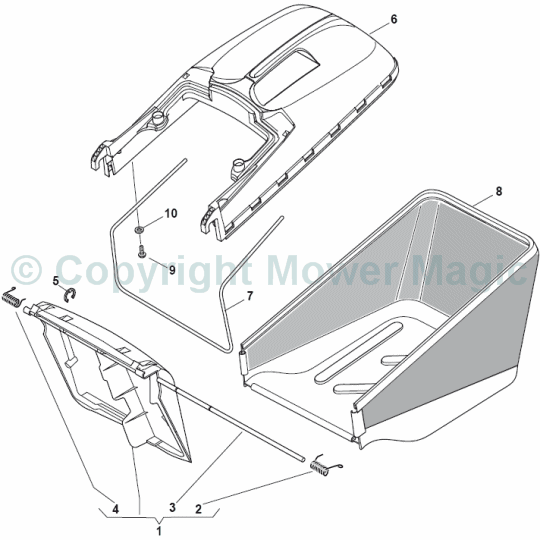 Grass-Catcher - Mountfield SP555R (2011) 292555038/M11