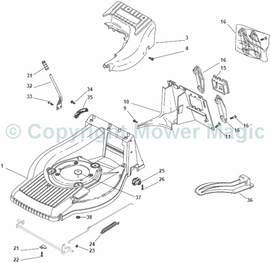 SP555, Deck and Height Adjusting SP555, Deck and Height Adjusting
