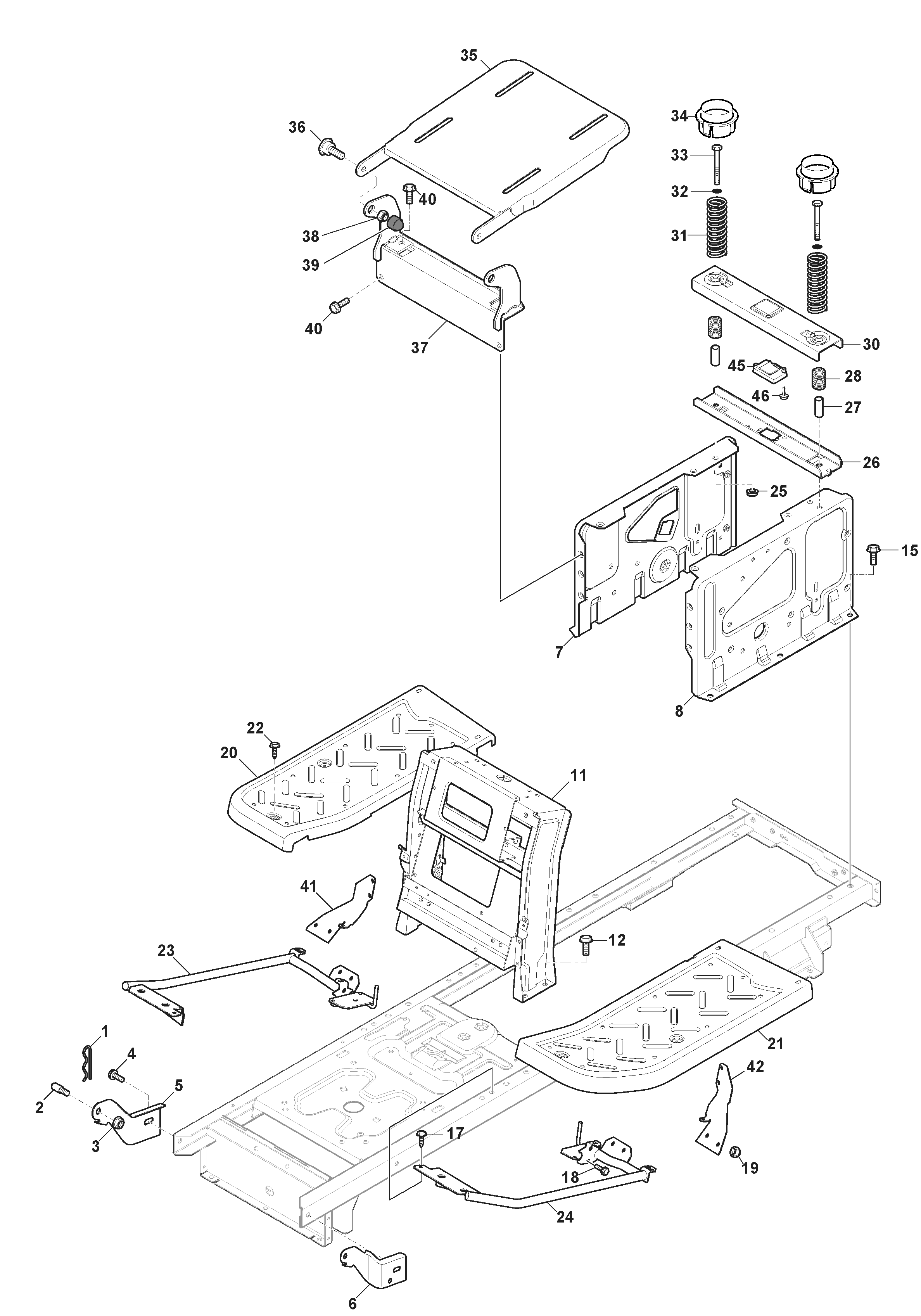 Estate 384e - Frame - From S/N 23DA3RON002449