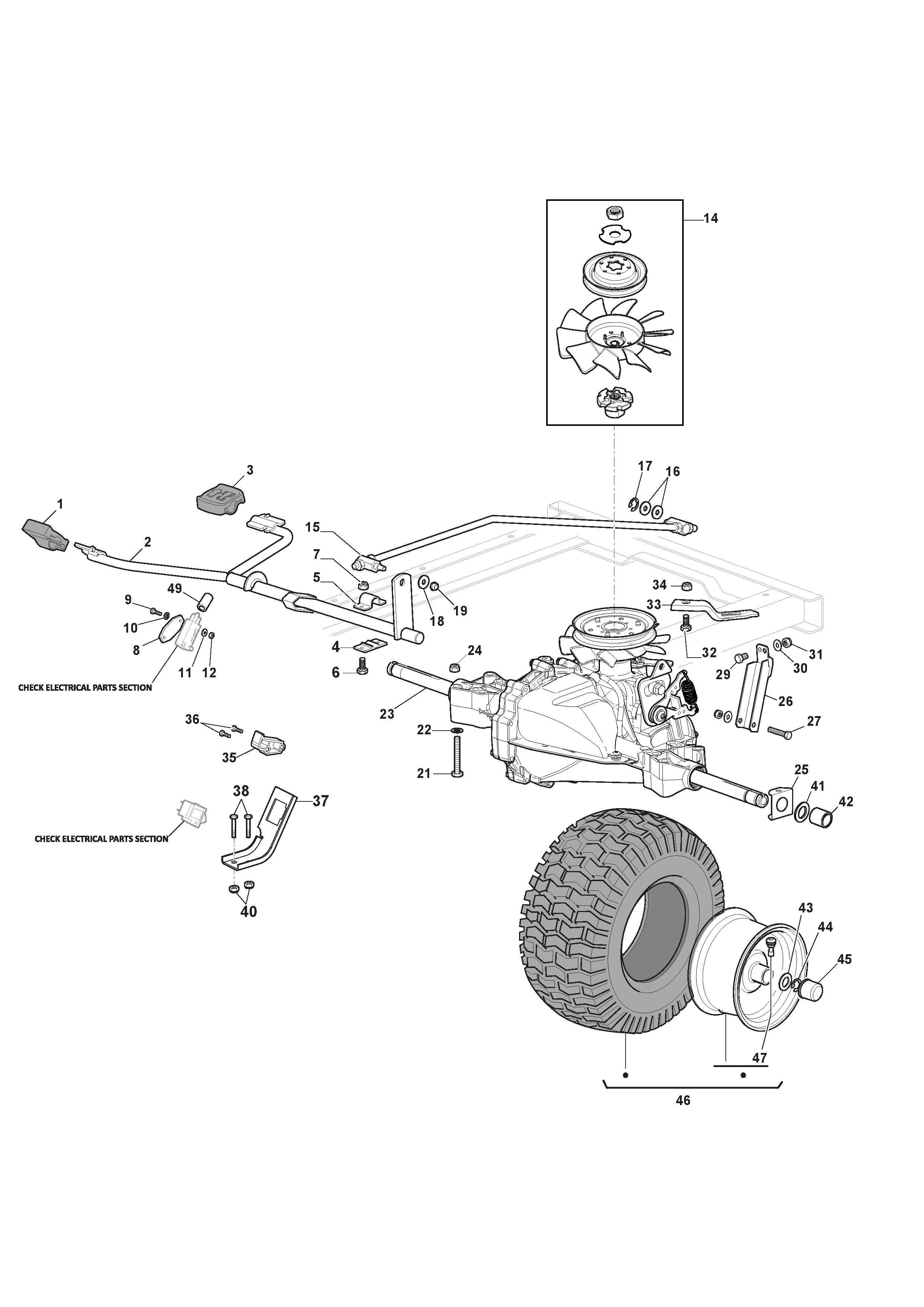 Estate 584 - Hydrostatic Transmission - Hydrogear