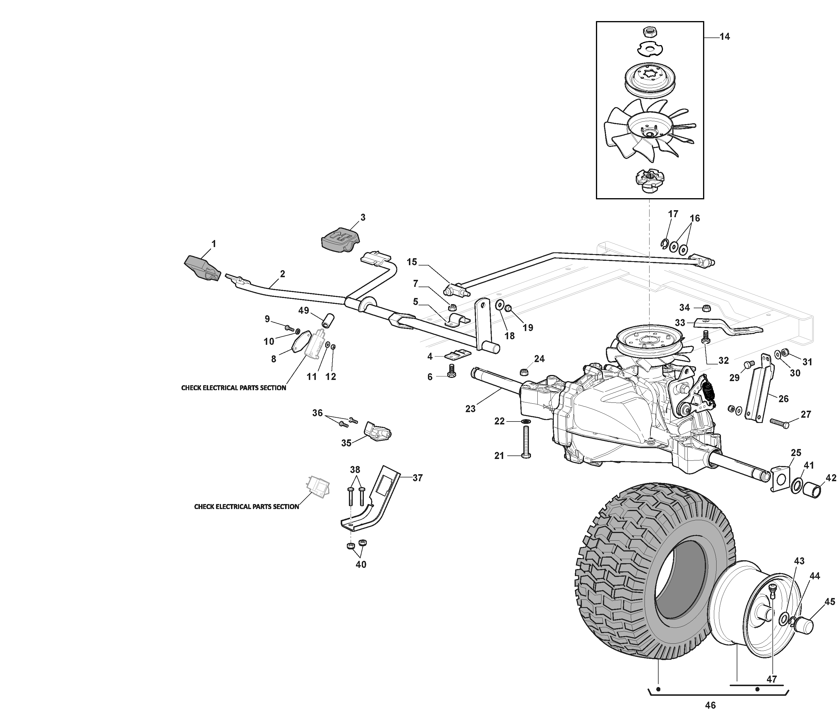 Stiga Estate 598 - Hydrostatic Transmission - Hydrogear