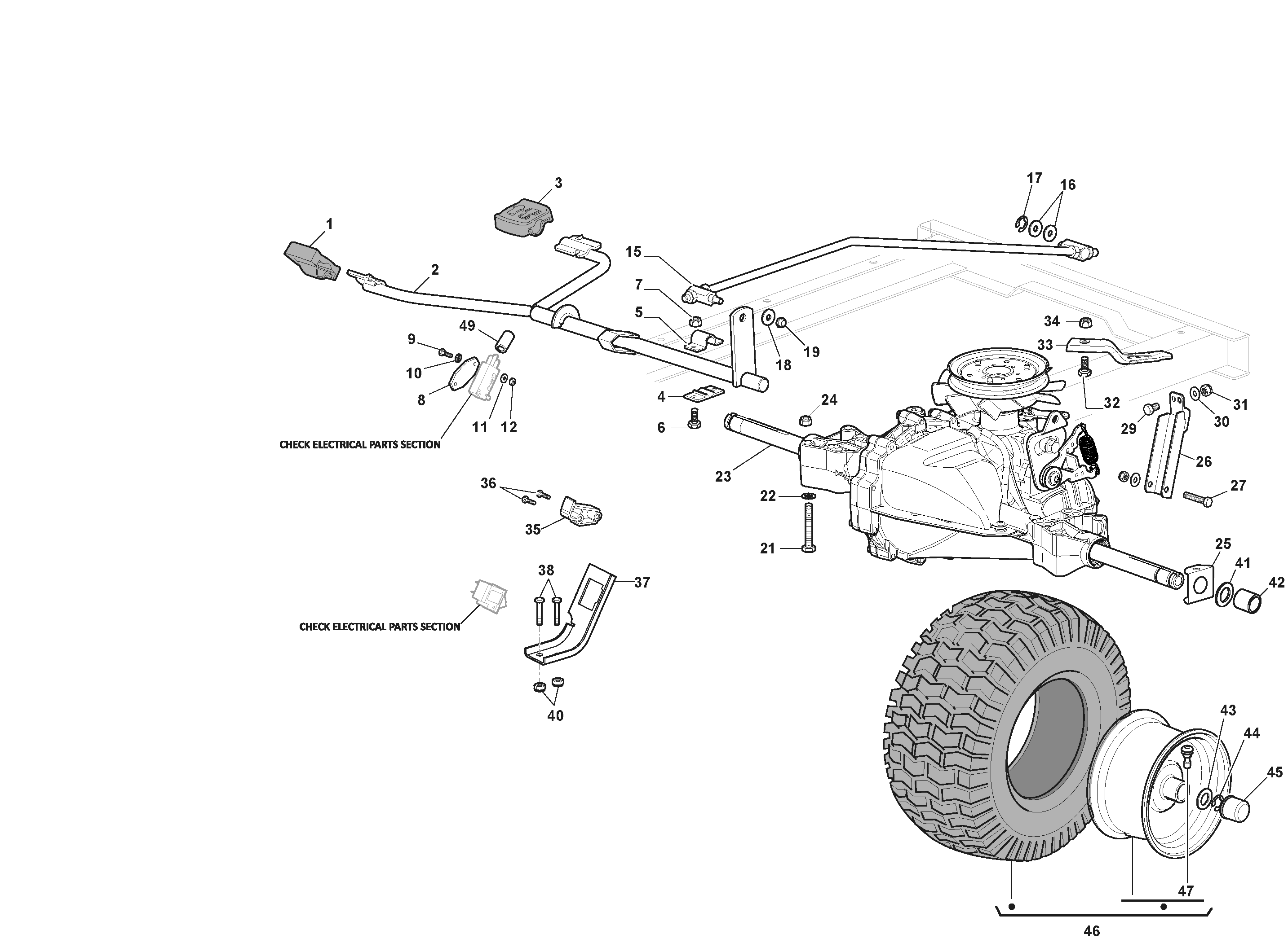 Stiga Estate 598 - Hydrostatic Transmission - Loncin