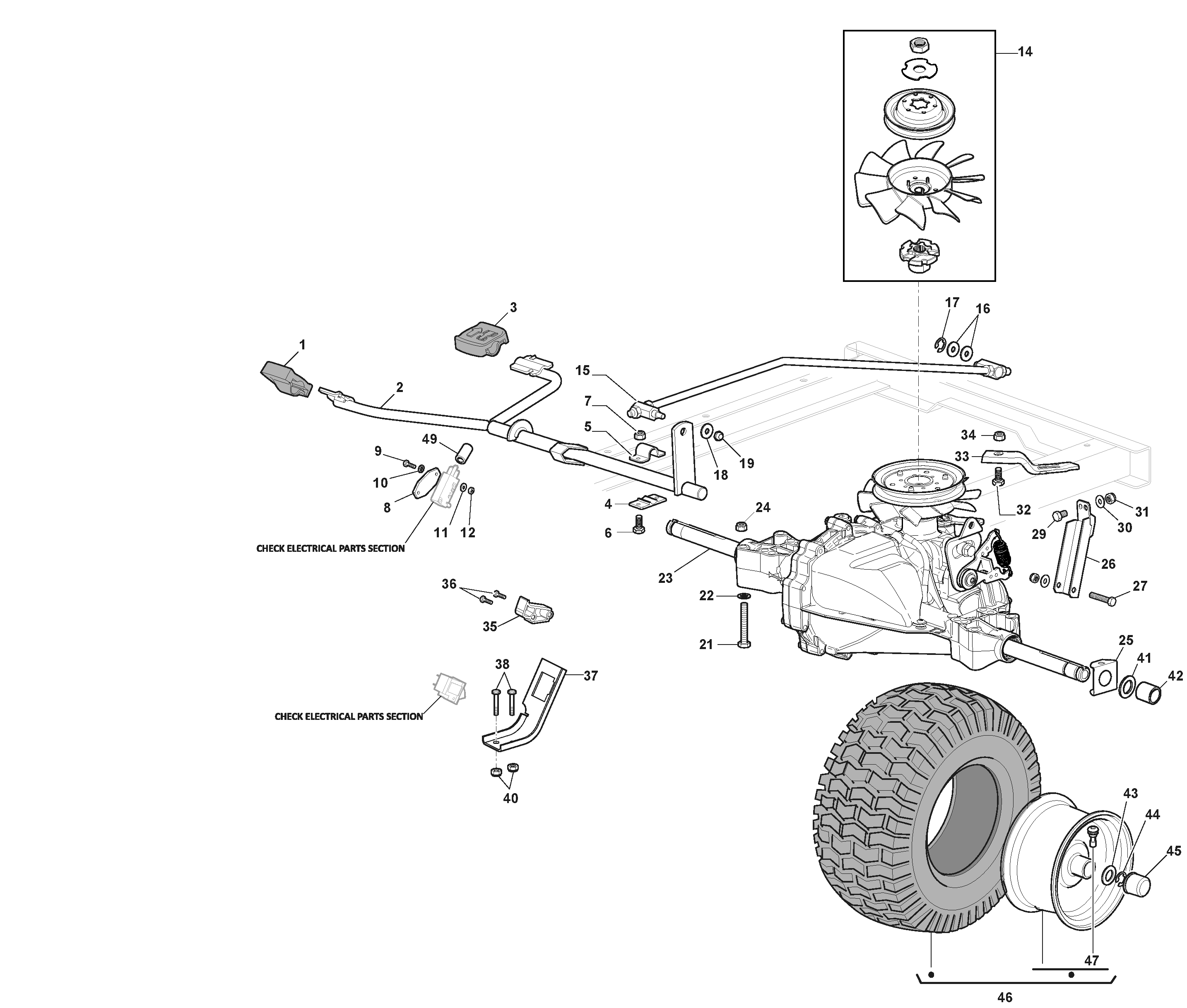 Stiga Estate 598 W - Hydrostatic Transmission - Hydrogear Stiga Estate 598 W - Hydrostatic Transmission - Hydrogear