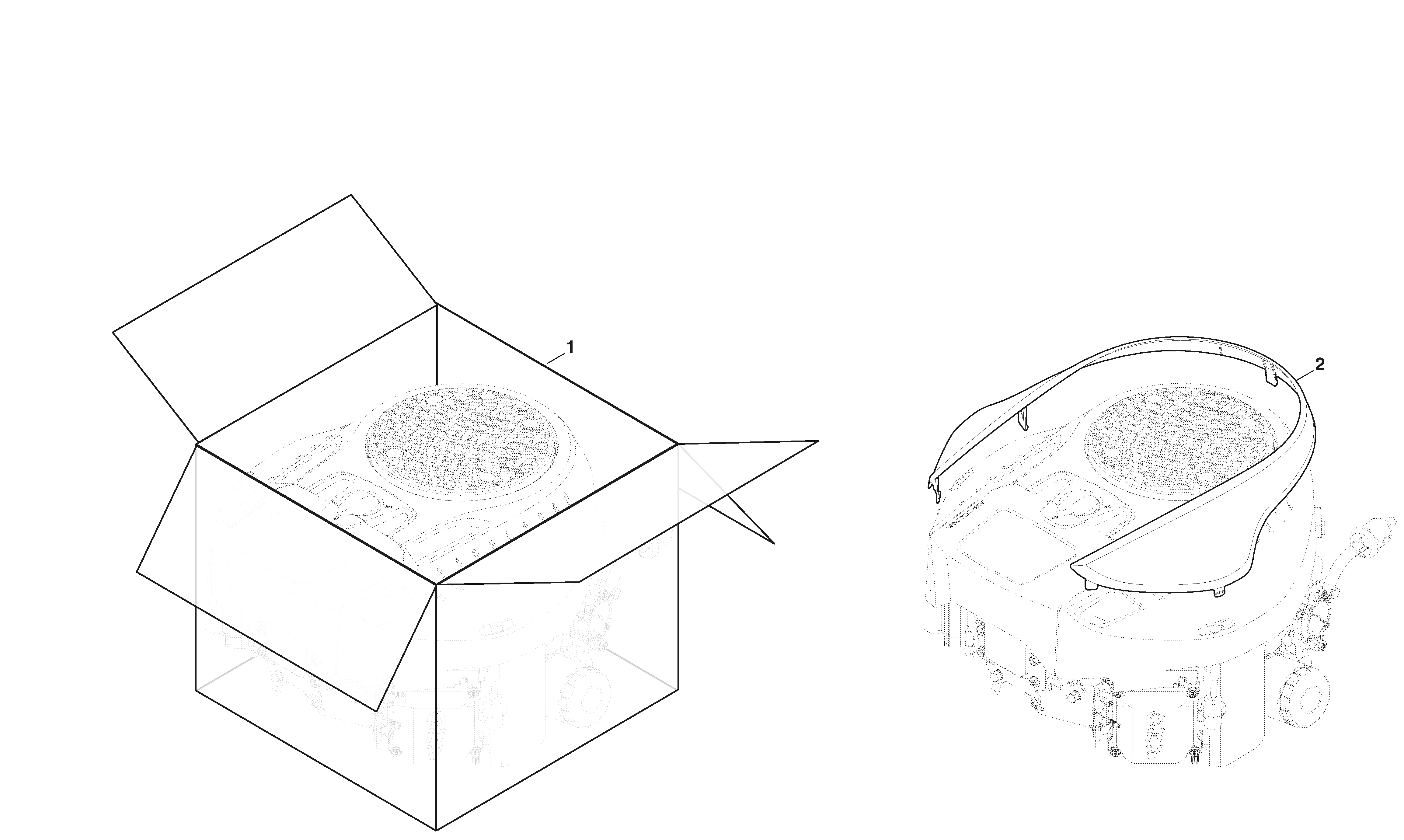 Estate 7102 W - Engine, Engine Cover