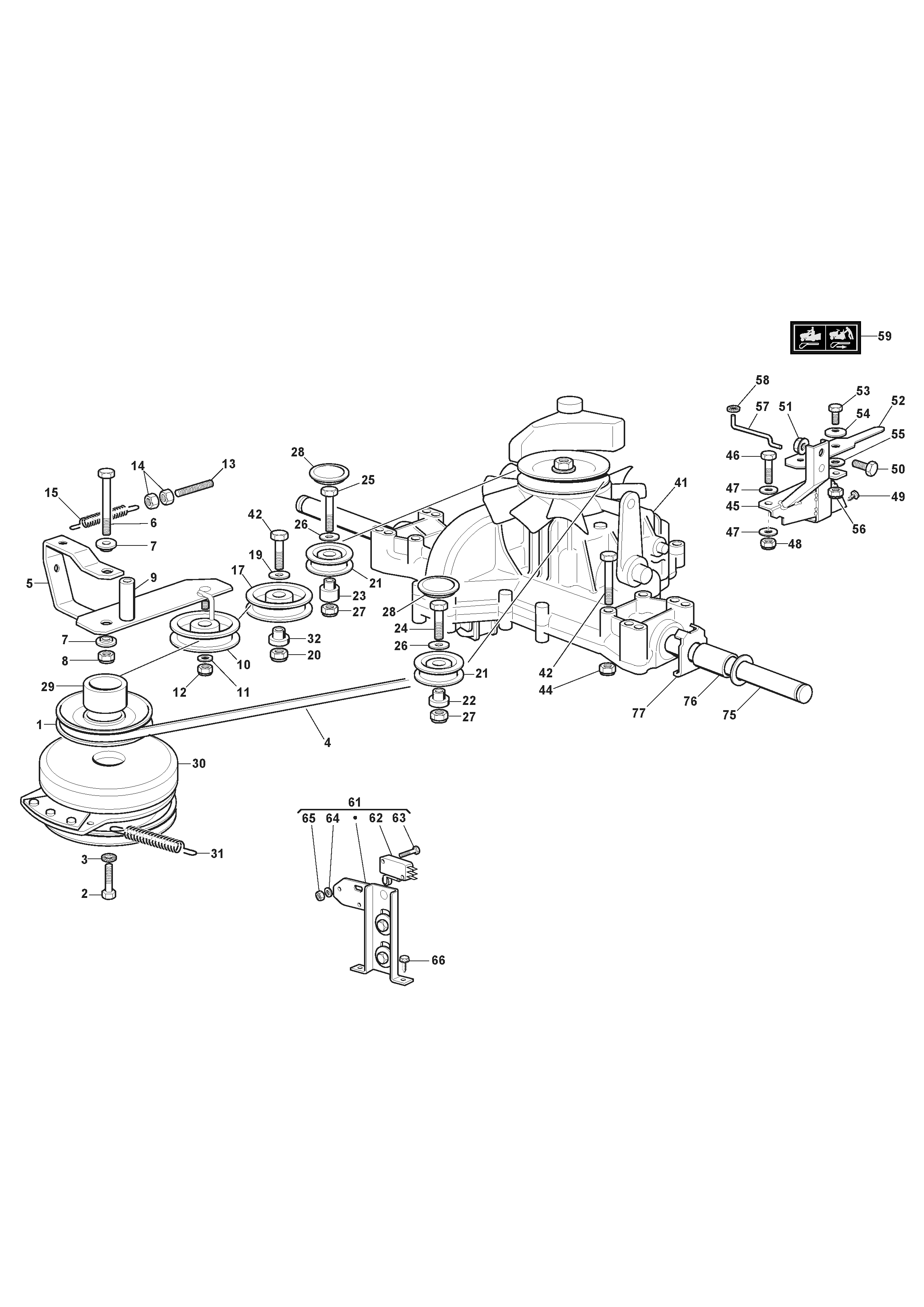 Estate 7102 W - TT Transmission with Warner Electromagnetic