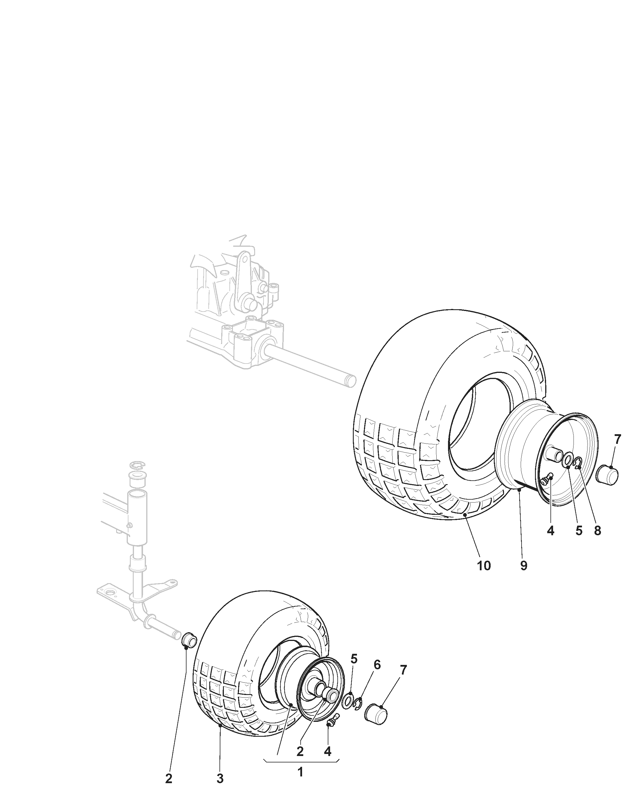 Stiga Estate 792 W - Wheels