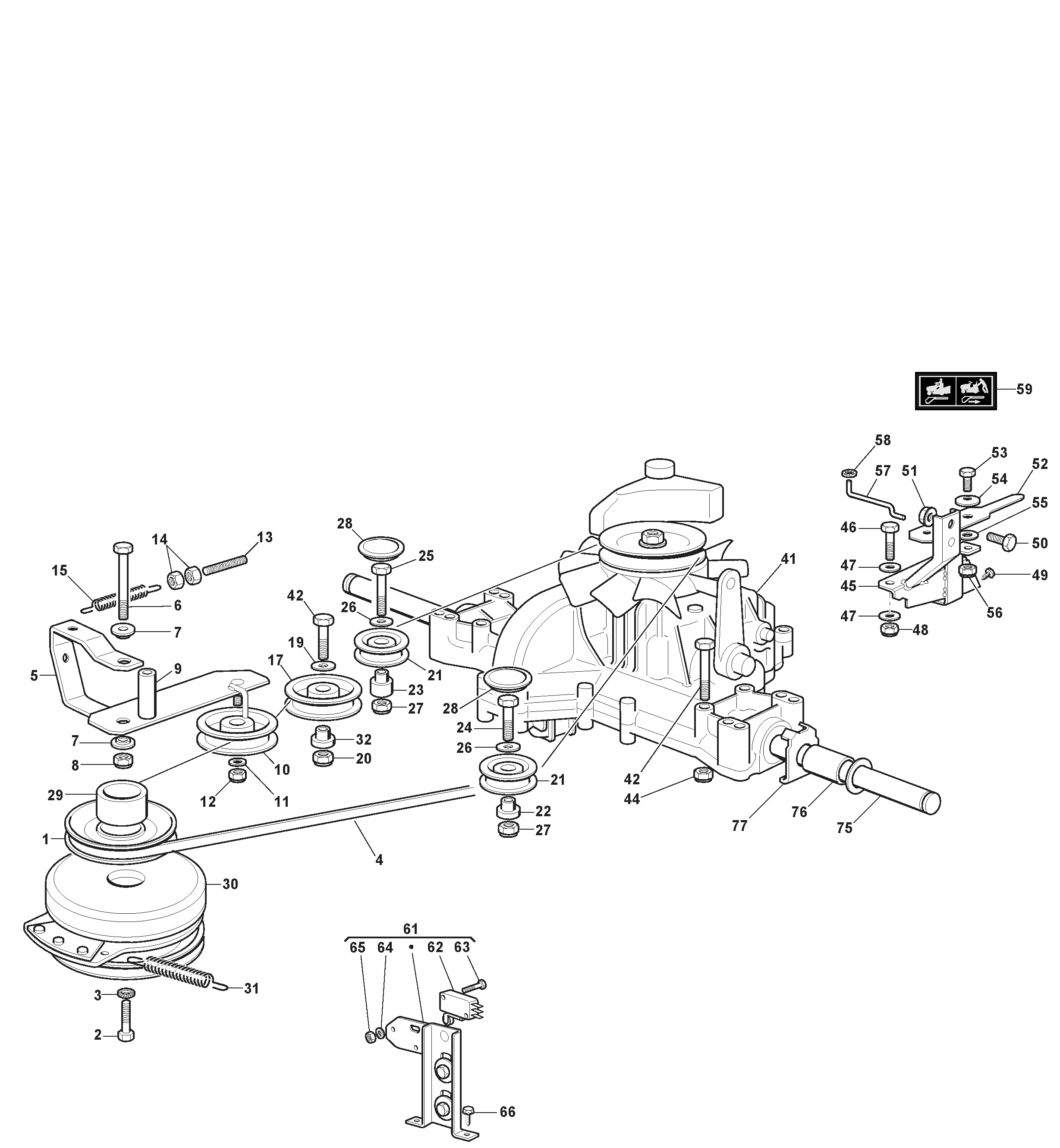 Estate 9102 W - TT Transmission with Warner Electromagnetic