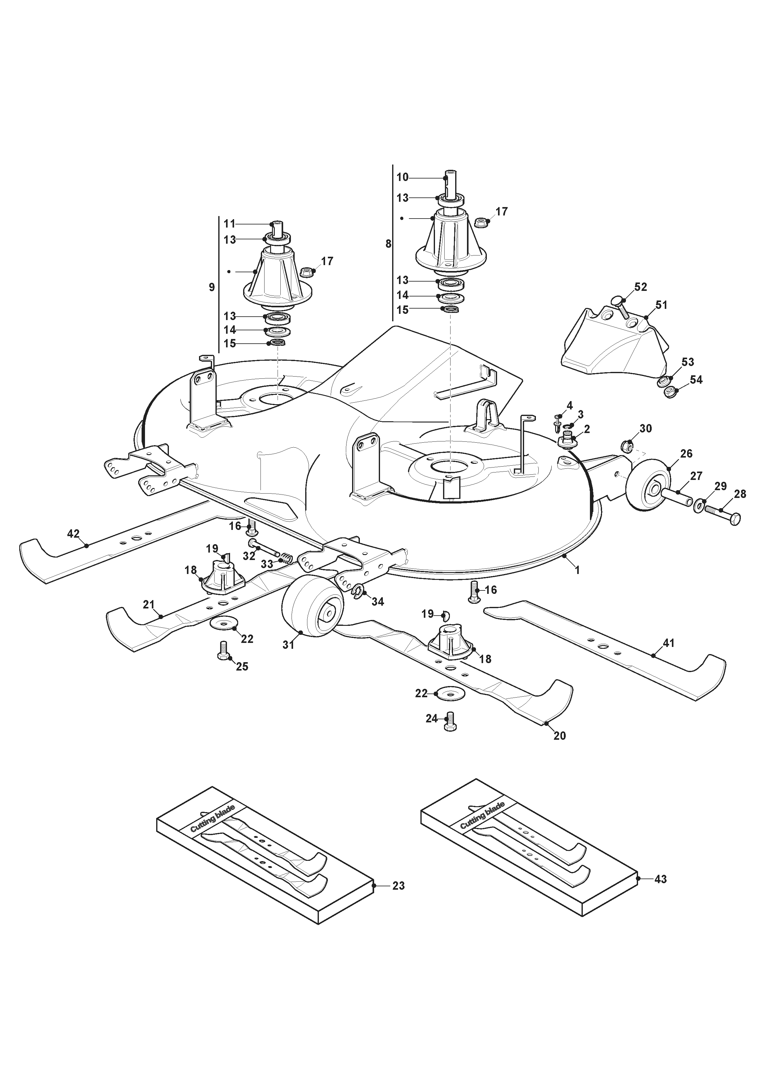 Estate 9102 WX - Cutting Plate