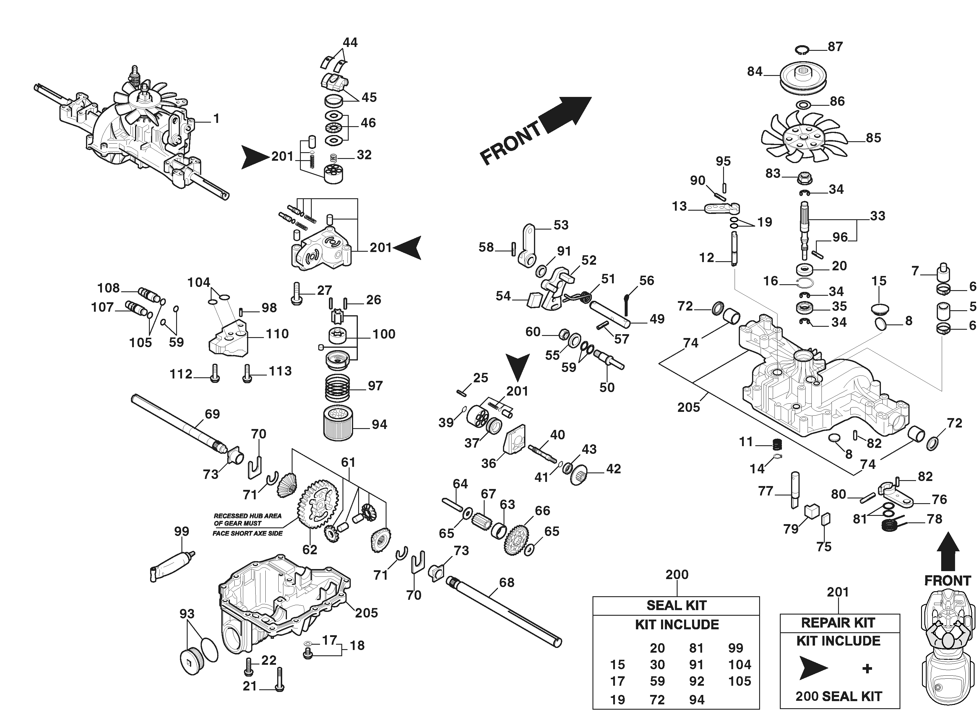 Estate 9102 WX - Transmission - K574D