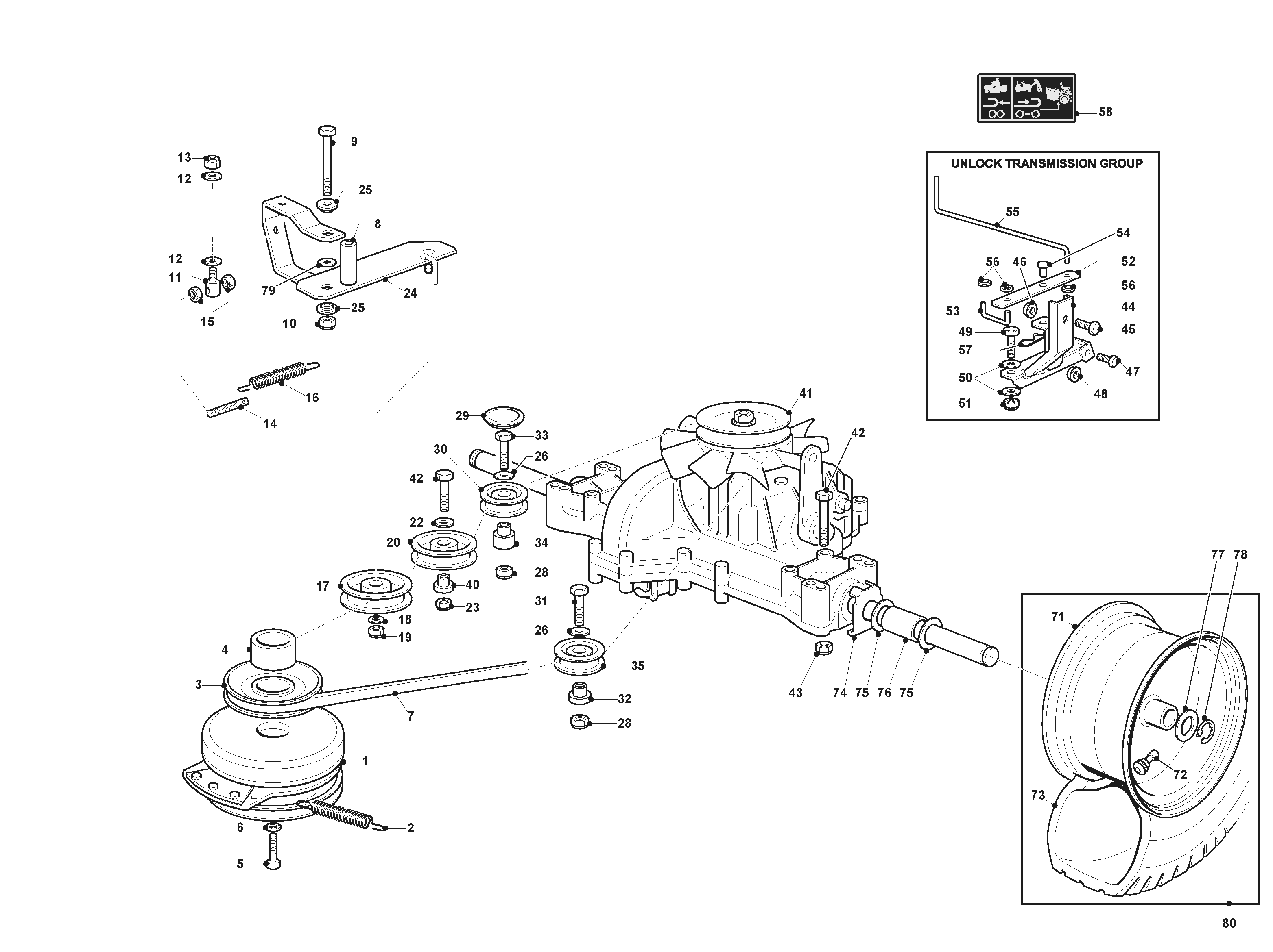 Estate 9102 WX - Transmission with Electromagnetic Clutch