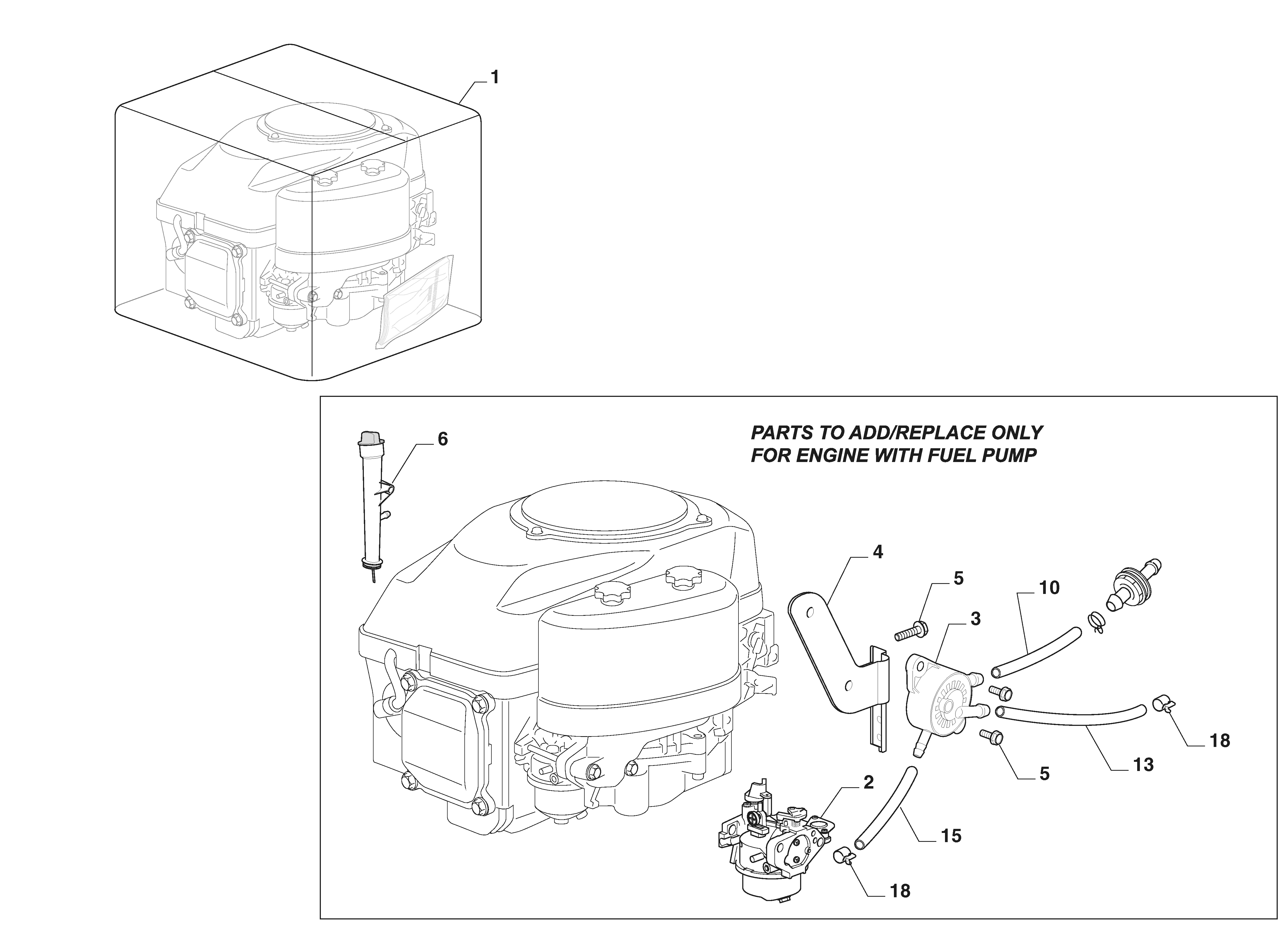 Tornado 398 - Engine, Fuel Pump