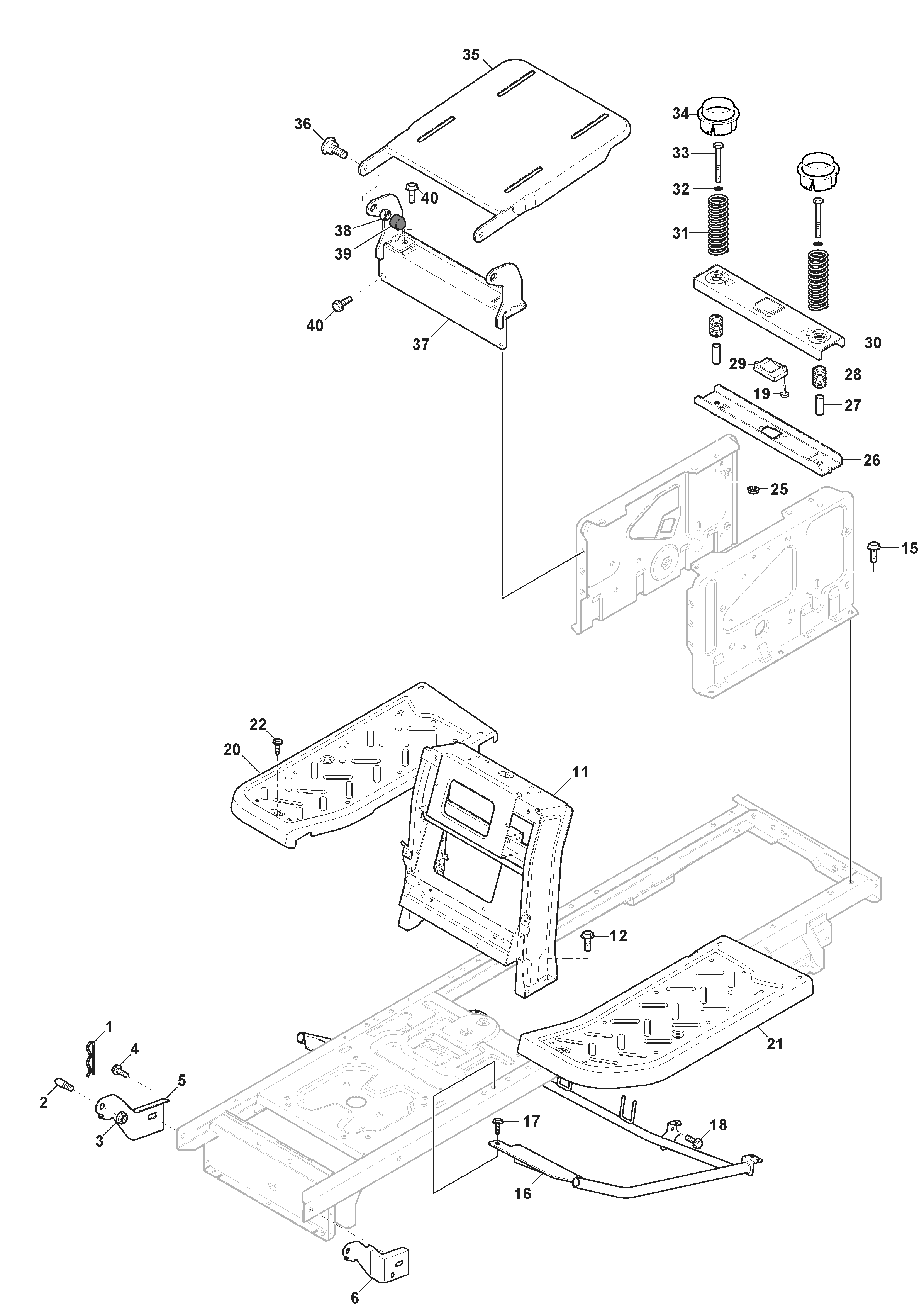 Tornado 398e - Frame - ABS Aesthetic Parts - 2T0660481/ST2