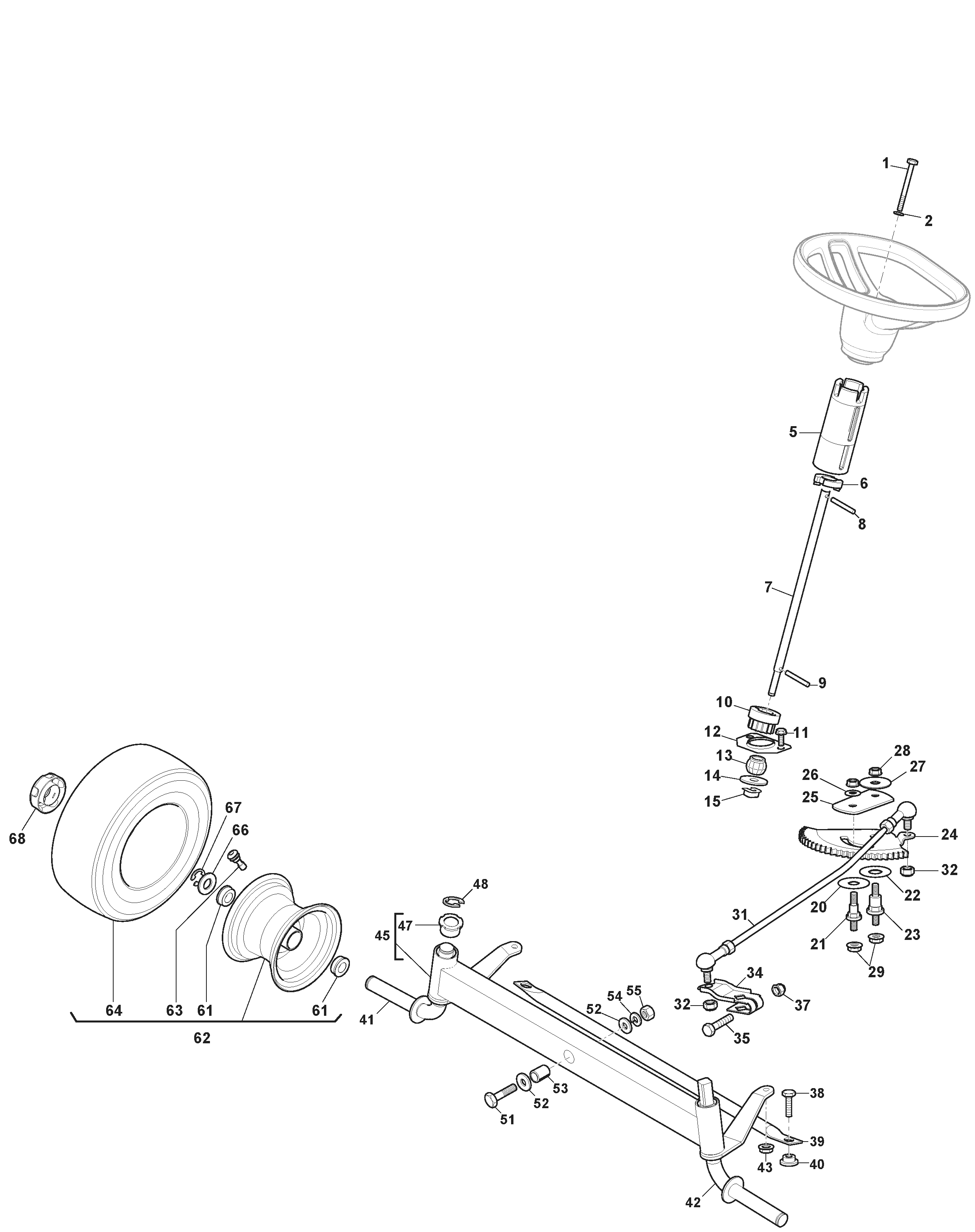 Tornado 398e - Steering