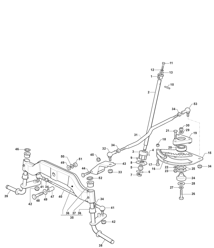 Stiga Tornado 7108 W - Steering