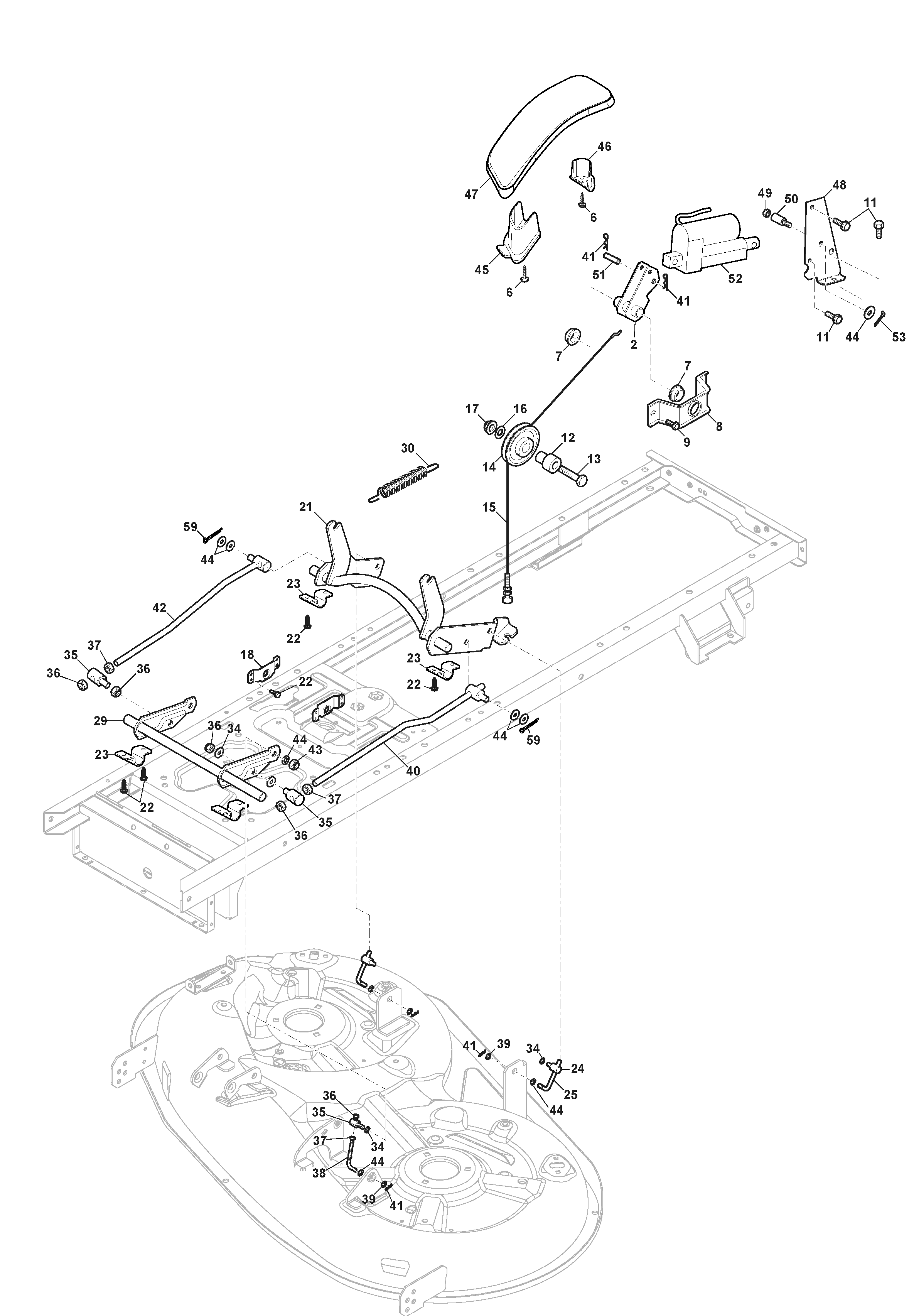 Tornado 7108e - Cutting Plate Lifting