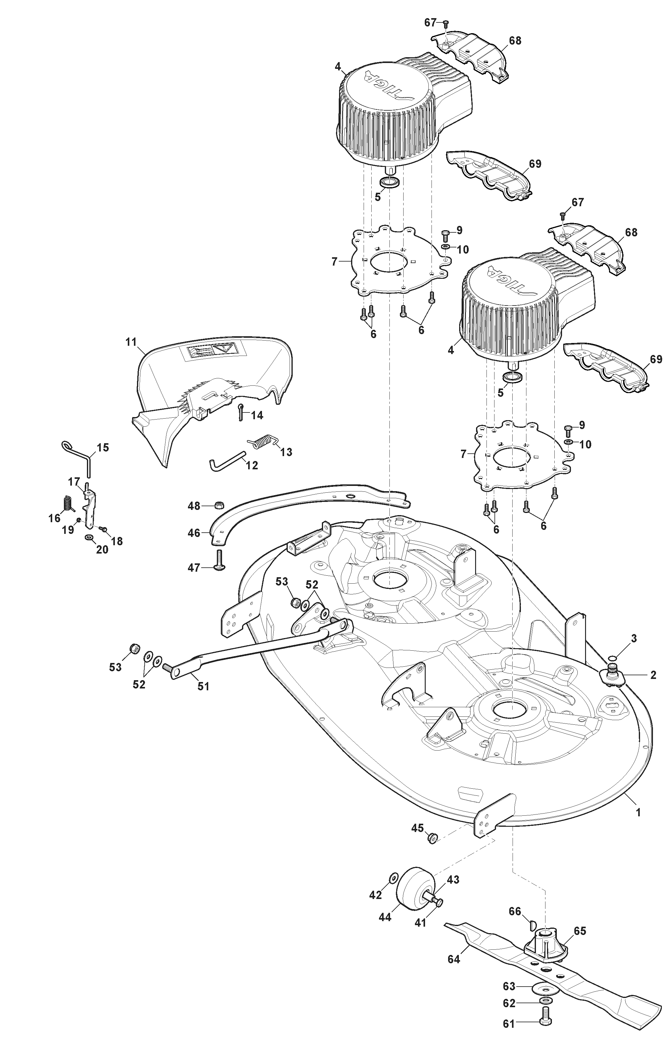 Tornado 7108e - Cutting Plate