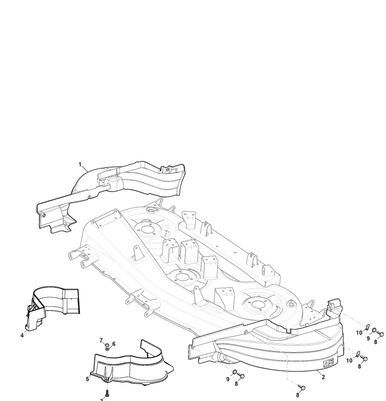 Stiga Tornado 9121 W - Guards and Conveyor