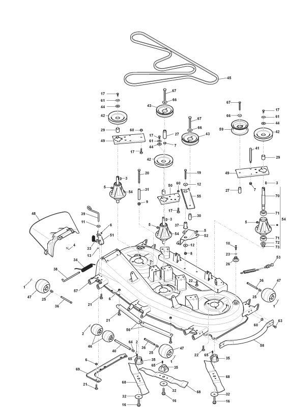 Stiga Tornado 9121 W - Cutting Plate