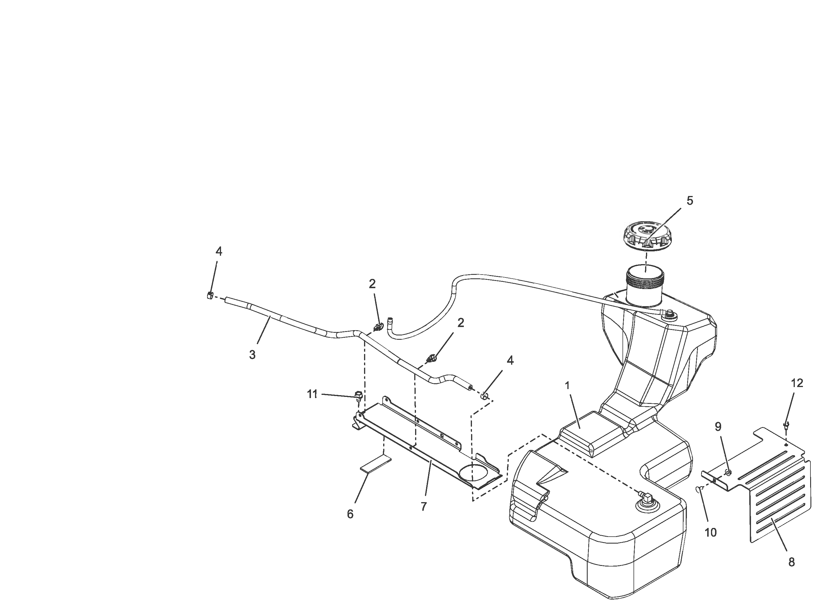 Stiga ZT 7132 T - Fuel System