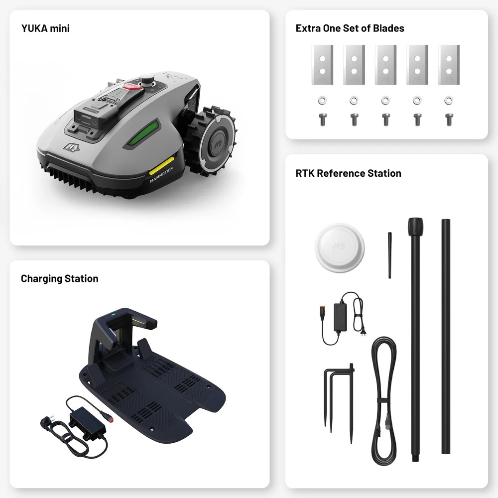 YUKA Mini from Mower Magic - What is in the box