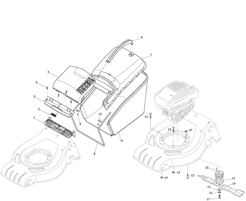 Alpina AL3 46SB 295486020 Grasscatcher Spares