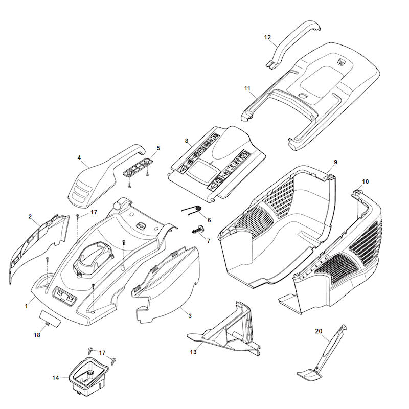 ATCO 15E 294380067-AT2 Bodywork Spares