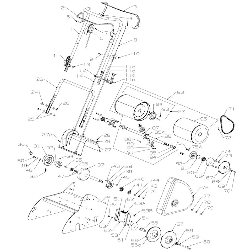 ATCO Clipper 16 ATP16012 Handle Spares