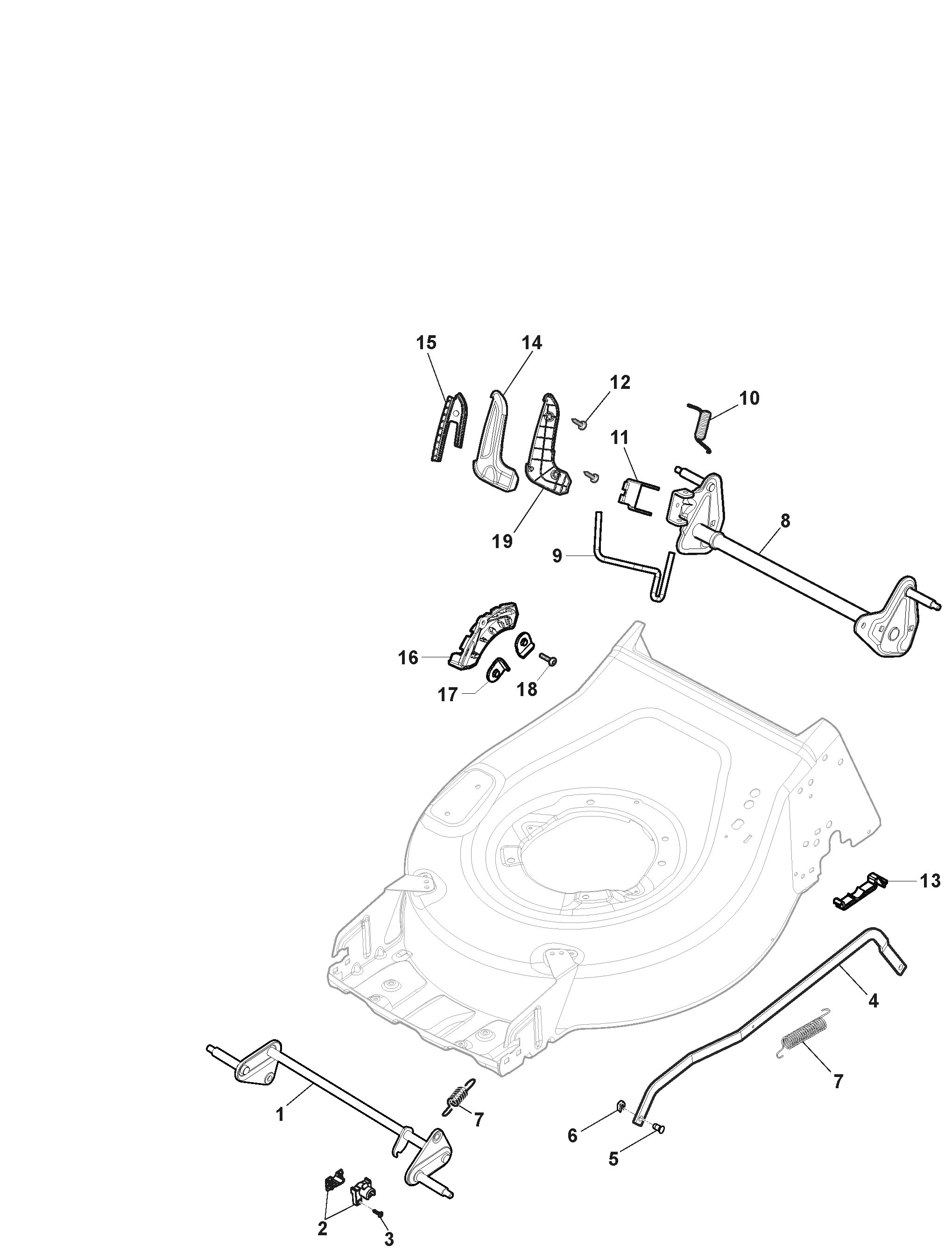 Stiga Combi 748 Q AE -  Height Adjusting