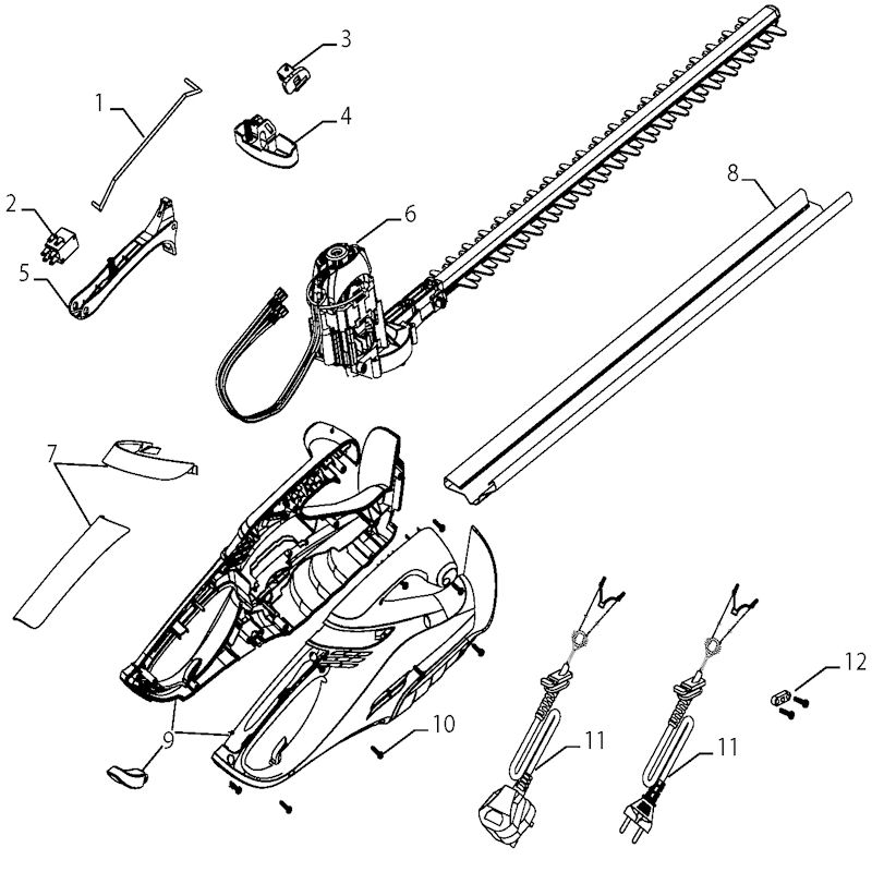 Flymo Easicut 460 967102801 Spares