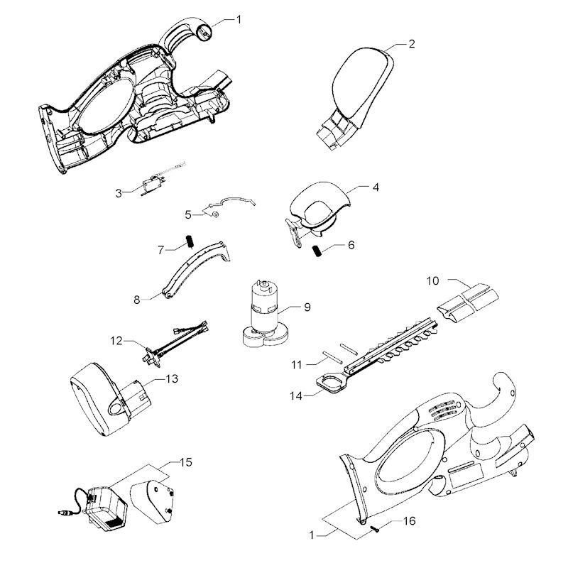 Flymo Easicut 500CT 964818801 Spares