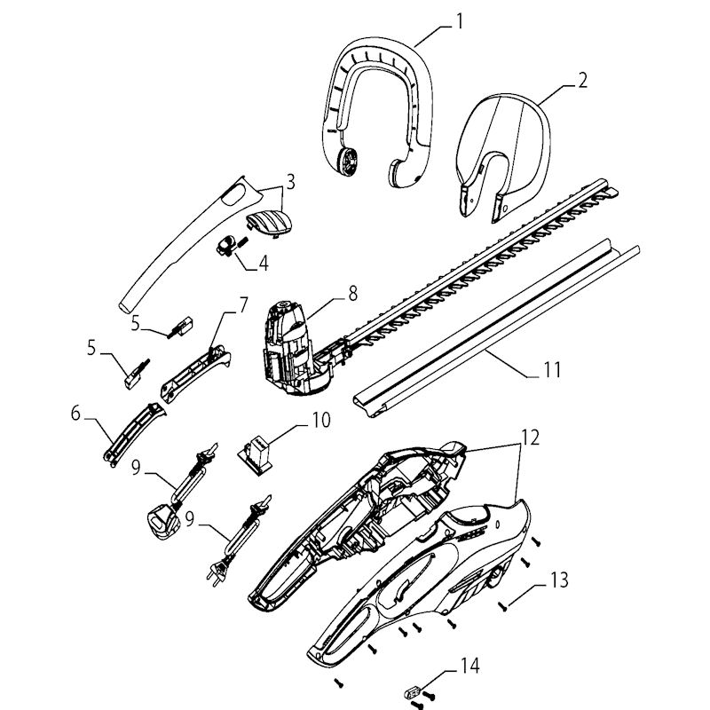 Flymo Easicut 610XT 967103001 Spares