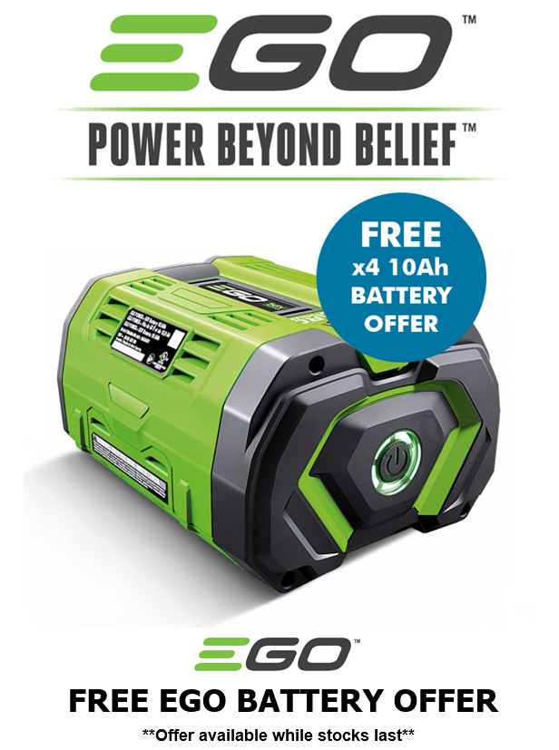 Free 4 x 10Ah = 40Ah of batteries with this model. From Mower Magic Free 4 x 10Ah = 40Ah of batteries with this model. From Mower Magic