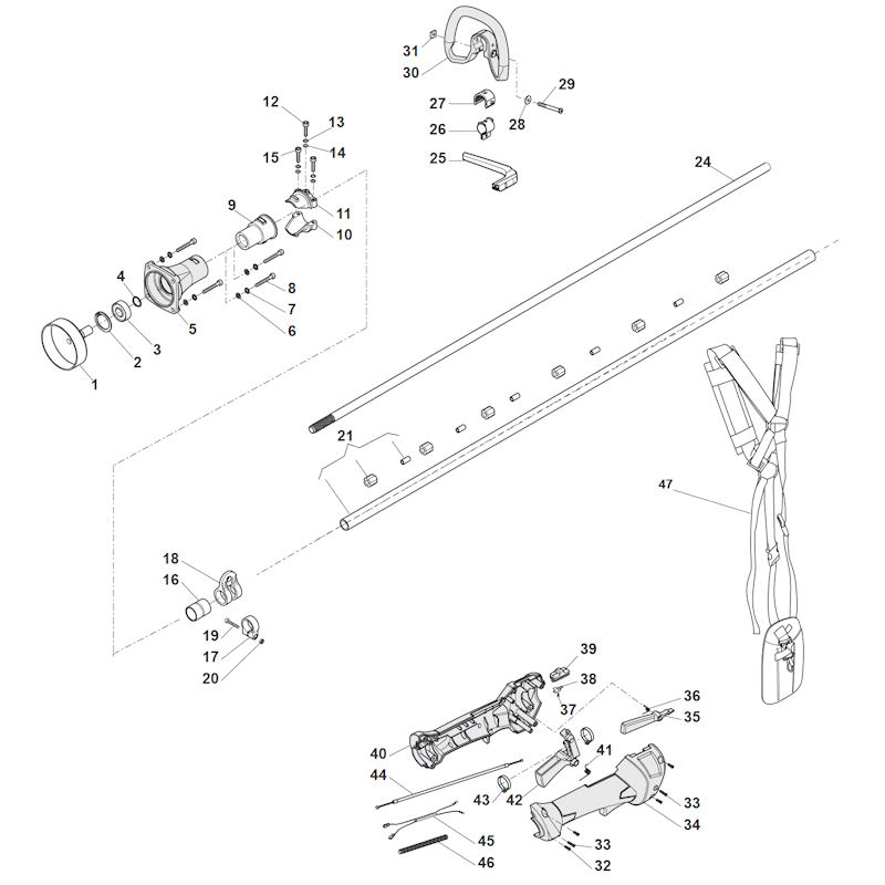 Mountfield BK27E 288120003/14 Trasnmission Spares