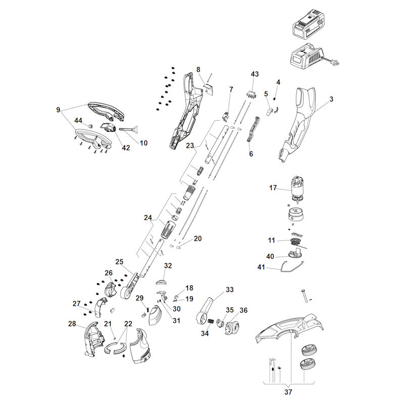 Mountfield MT48LI 271300003/M15 Spares