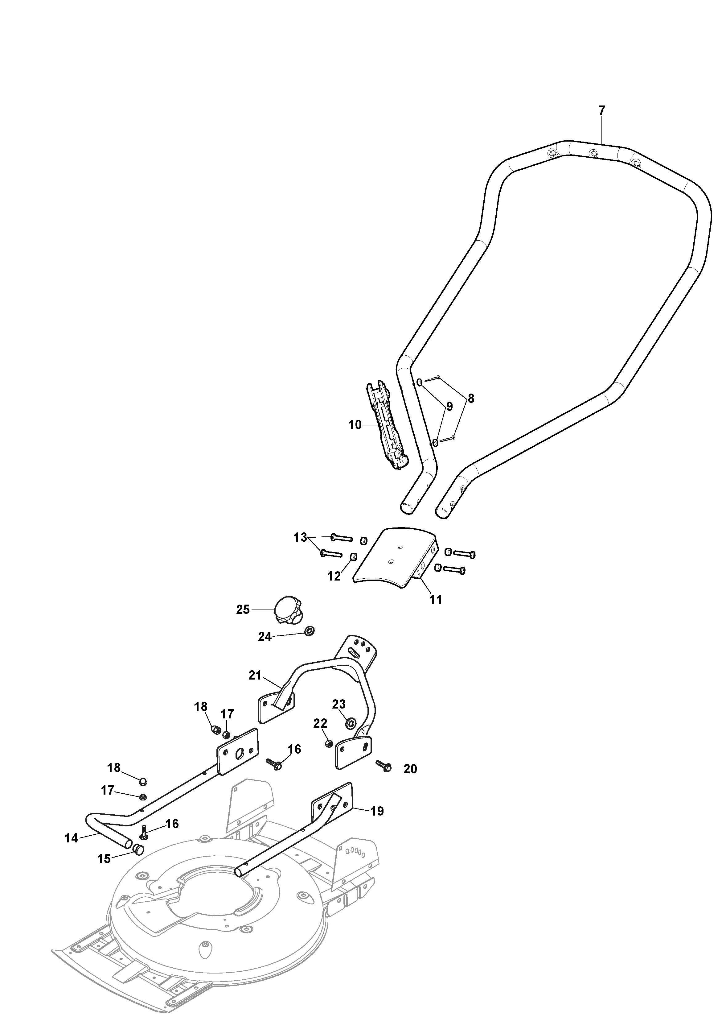 Stiga MultiClip 50 SX DAE (2020)  - Handle