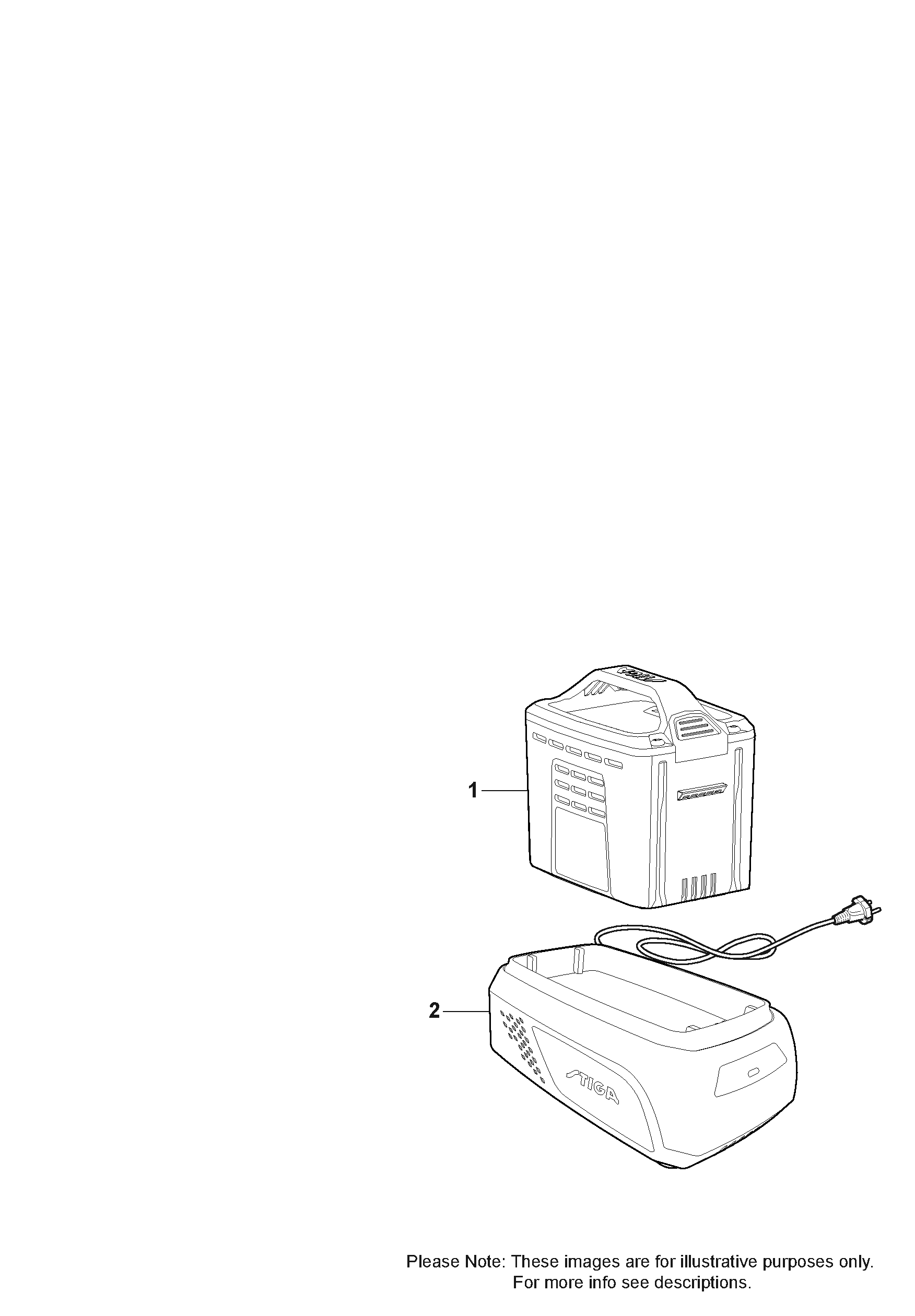 Stiga MultiClip 50 SX DAE (2020)  - Battery