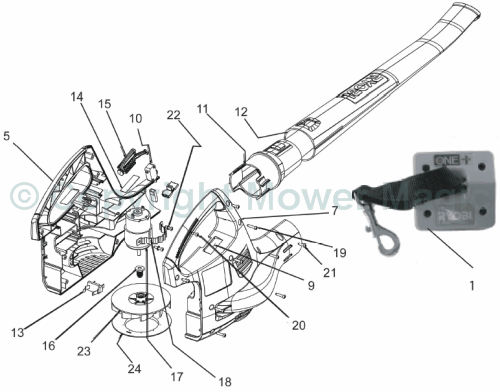 Ryobi OBL1801 Blower