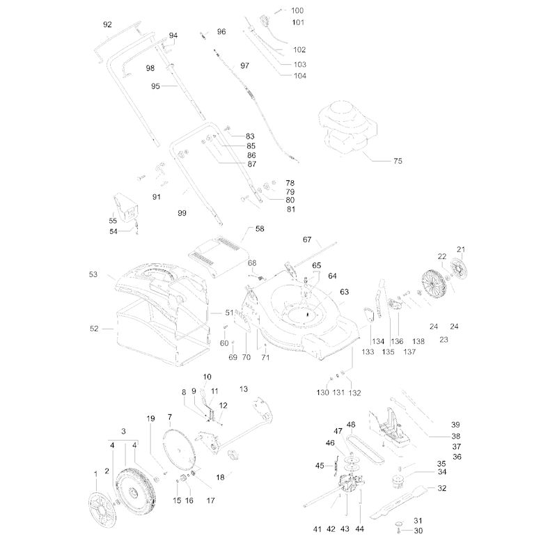 Flymo Quicksilver 5145HW 966489701 Spares