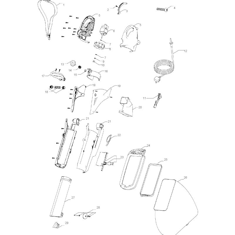 Flymo Scirocco 220w 965864401 Spares