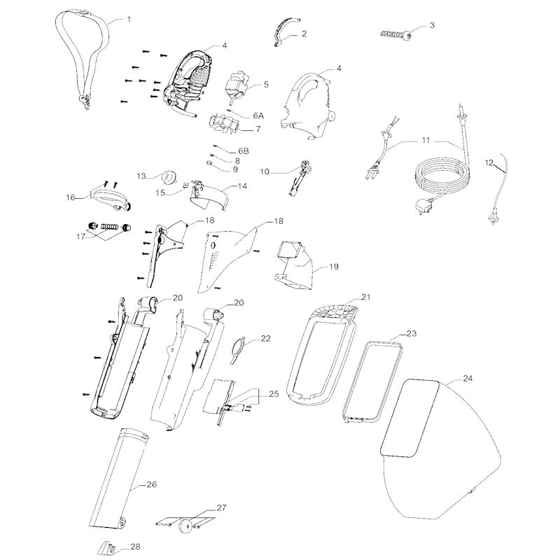 Flymo Scirocco 3000 966952801 Spares