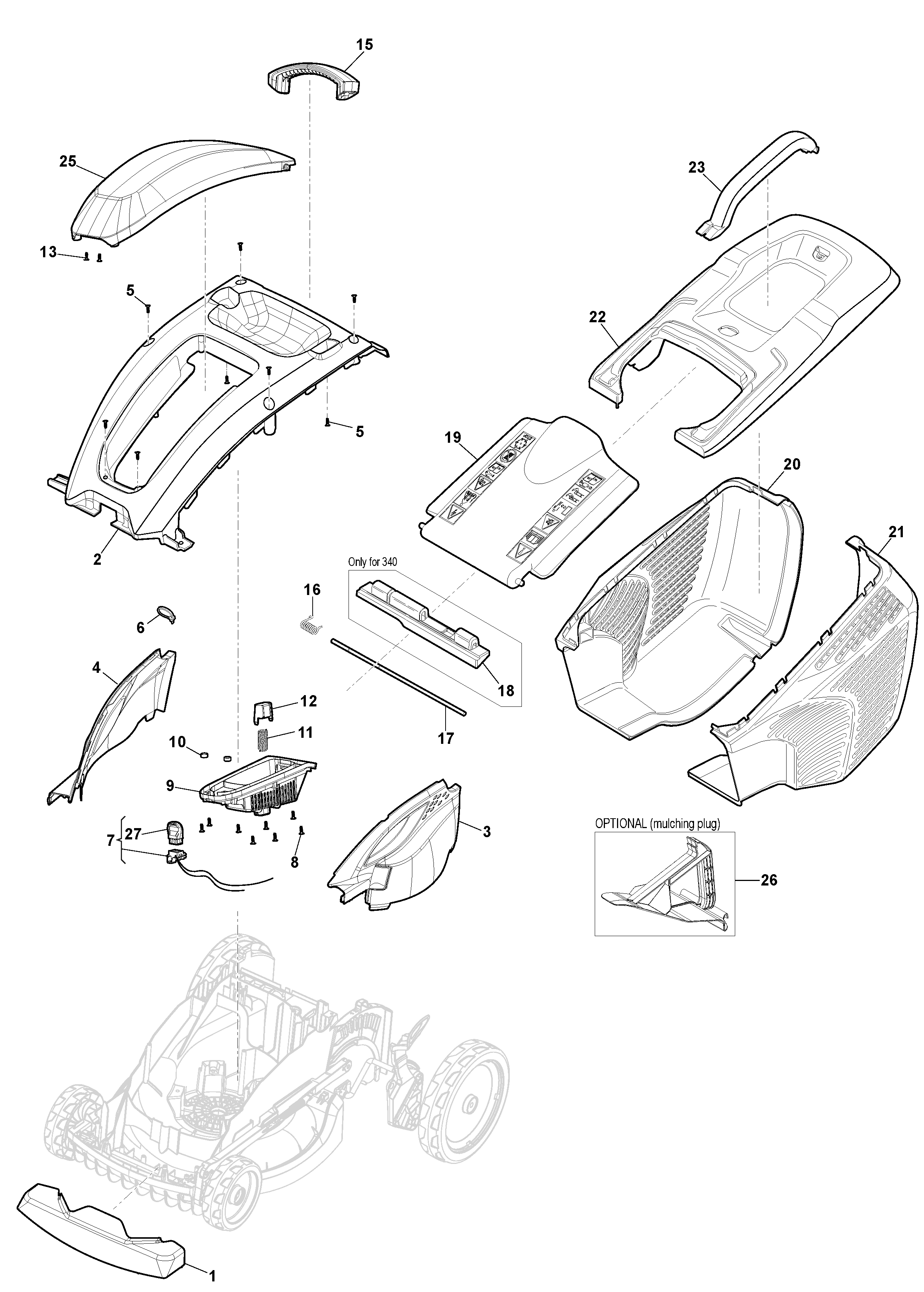 Stiga SLM 544 AE (2022) - Bodywork Stiga SLM 544 AE (2022) - Bodywork