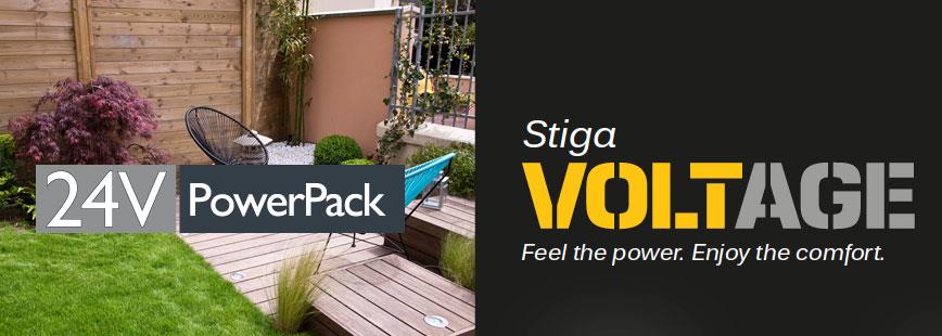 The superb Stiga 24v 4Ah System