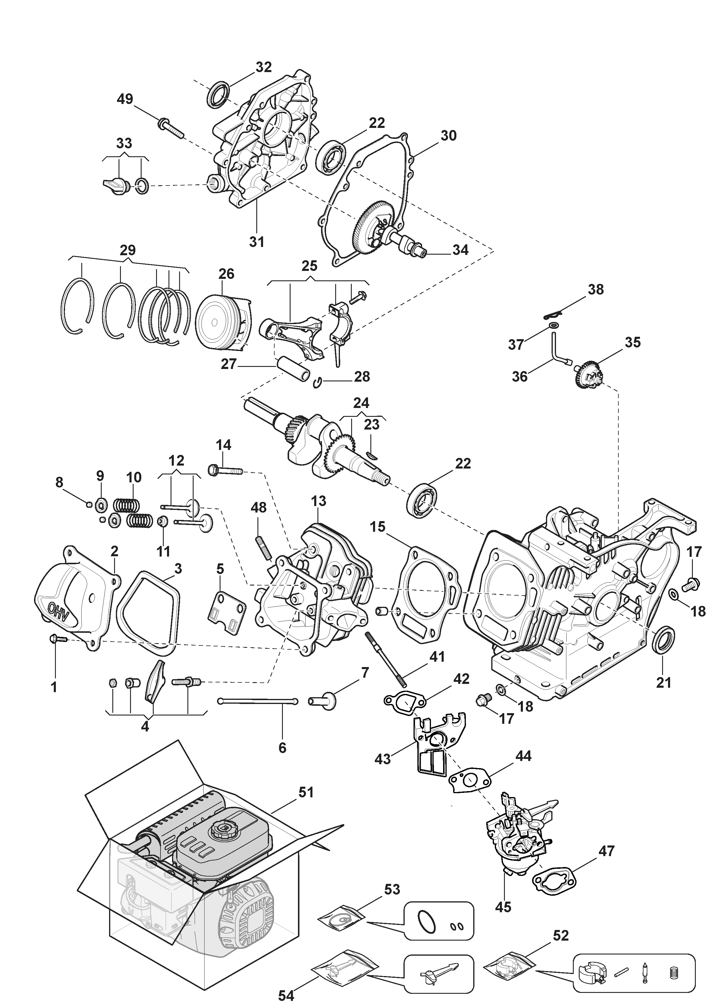 SVP40G Scarfier (2023) - Engine, Piston, Crankshaft