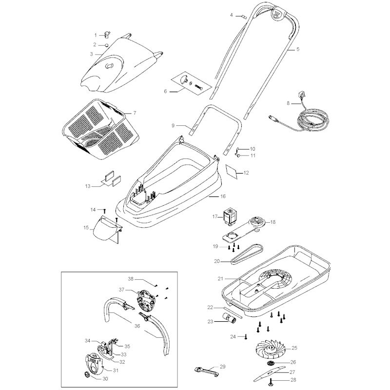 Flymo Turbo Compact 330 966848401
