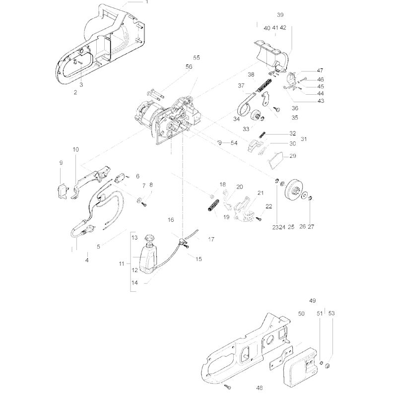 Flymo Woodshark 350 953900585 Spares