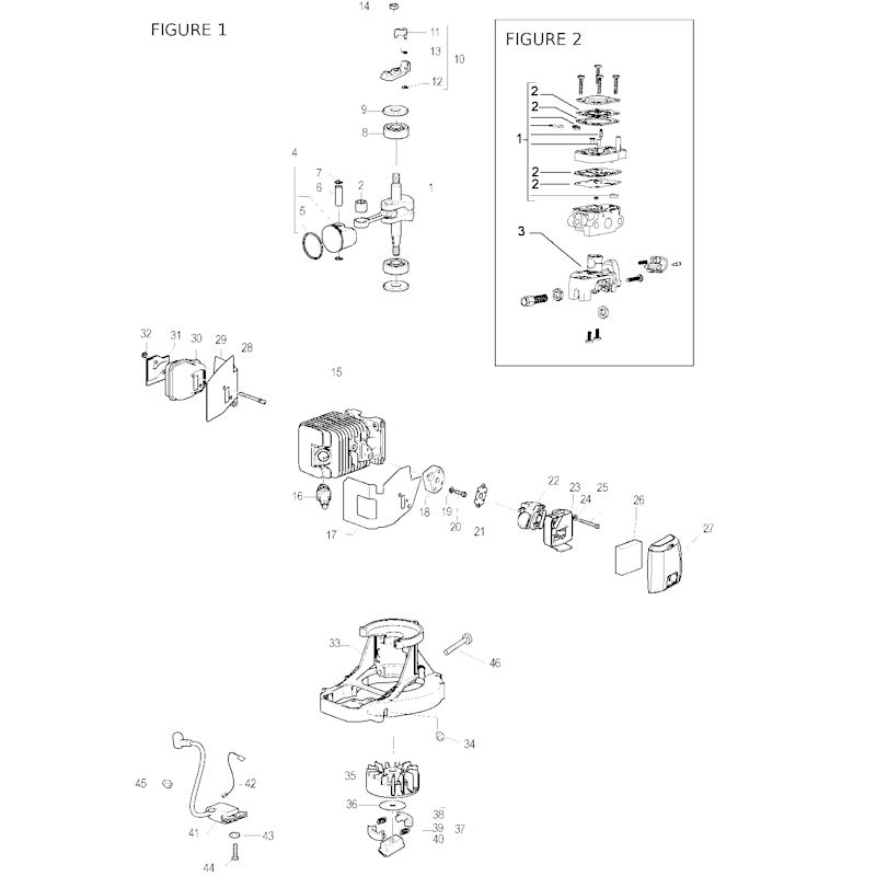 Flymo XLH 550 966831101 Engine Spares