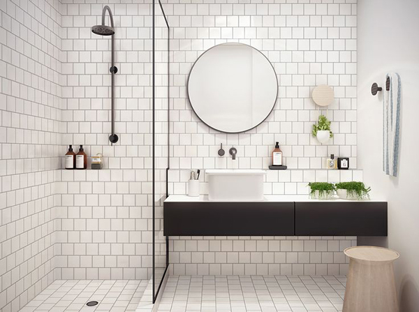 Inspirational tiled bathroom